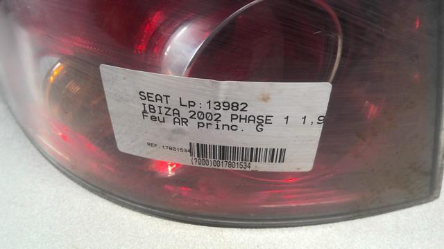 Fanale posteriore principale sinistro (luci) SEAT IBIZA 3 PHASE 1 Diésel - 1