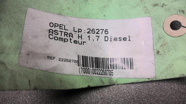 Compteur OPEL ASTRA H PHASE 1 Diesel - 1
