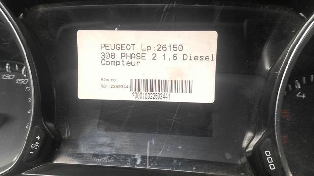 Compteur PEUGEOT 308 2 PHASE 1 Diesel - 1