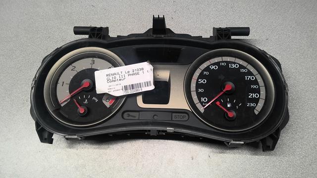 Compteur RENAULT CLIO 3 PHASE 1 Diesel - 1