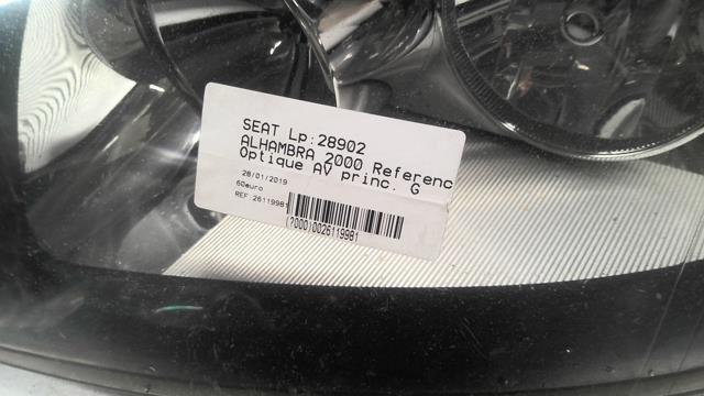 Gruppo ottico anteriore principale sinistro (luci)(faro) SEAT ALHAMBRA 1 PHASE 2 Diésel - 1