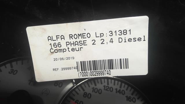 Compteur ALFA ROMEO 166 Diesel - 1