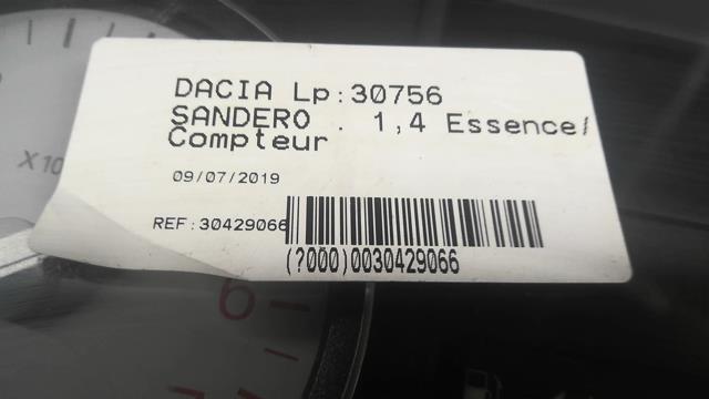 Compteur DACIA SANDERO 1 Essence/GPL - 1