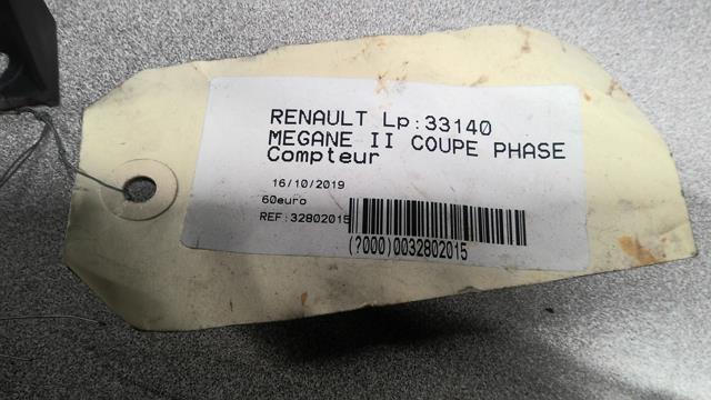 Compteur RENAULT MEGANE 2 PHASE 1 Diesel - 1