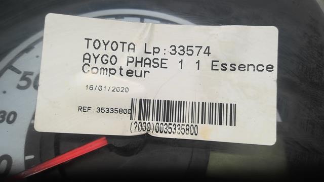 Compteur TOYOTA AYGO 1 PHASE 1 Essence - 1