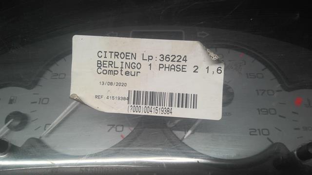 Compteur CITROEN BERLINGO 1 PHASE 2 Diesel - 1