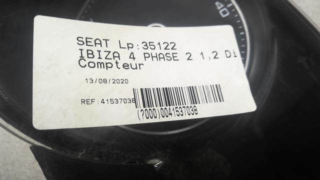 Compteur SEAT IBIZA 4 PHASE 2 Diesel - 1
