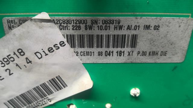 Compteur CITROEN C3 2 PHASE 2 Diesel - 1