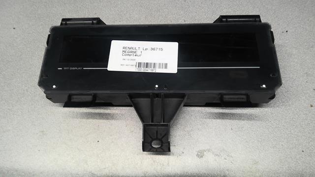 Compteur RENAULT GRAND SCENIC 3 PHASE 1 Essence - 1