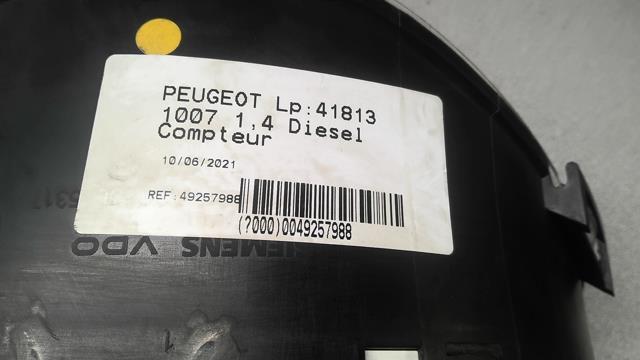 Compteur PEUGEOT 1007 Diesel - 1