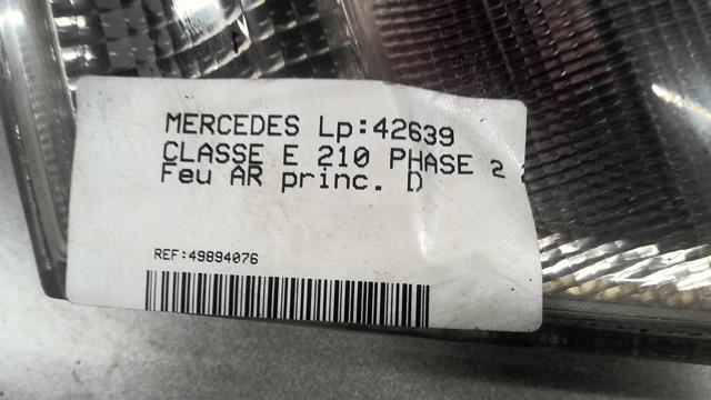 Fanale posteriore principale destro (luci) MERCEDES CLASSE E 210 PHASE 2 Diésel - 1