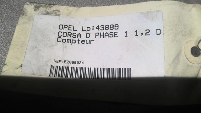 Compteur OPEL CORSA D PHASE 1 Diesel - 1