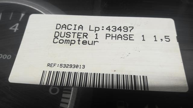 Compteur DACIA DUSTER 1 PHASE 1 Diesel - 1