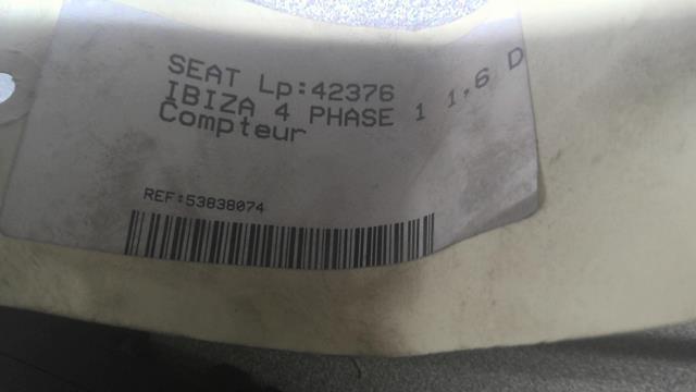 Compteur SEAT IBIZA 4 PHASE 1 Diesel - 1