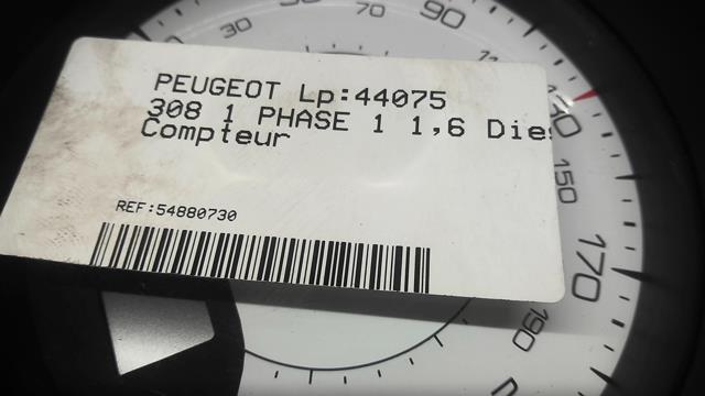 Compteur PEUGEOT 308 1 PHASE 1 Diesel - 1