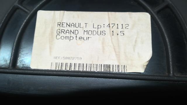 Compteur RENAULT GRAND MODUS PHASE 2 Diesel - 1