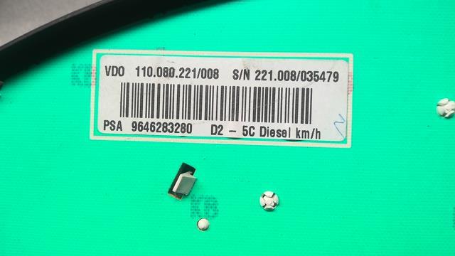 Compteur PEUGEOT 407 PHASE 1 Diesel - 1