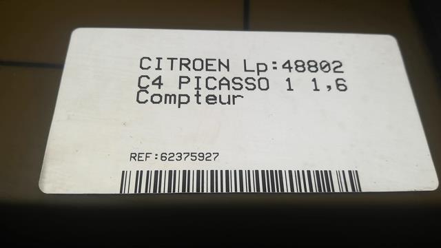 Compteur CITROEN C4 PICASSO 1  - 1