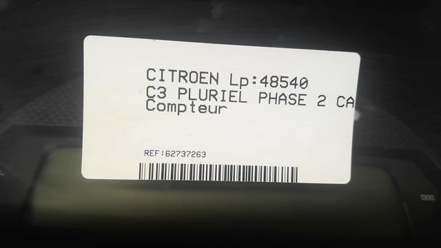 Compteur CITROEN C3 PLURIEL PHASE 2 CABRIOLET Essence - 1