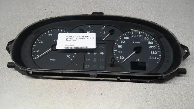 Compteur RENAULT SCENIC 1 PHASE 2 Diesel - 1