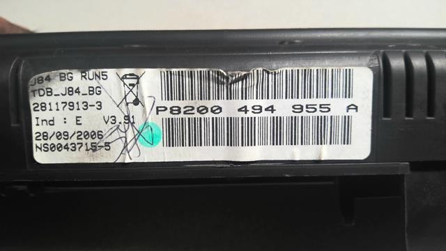 Compteur RENAULT GRAND SCENIC 2 PHASE 2 Diesel - 1