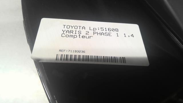 Compteur TOYOTA YARIS 2 PHASE 1  - 1