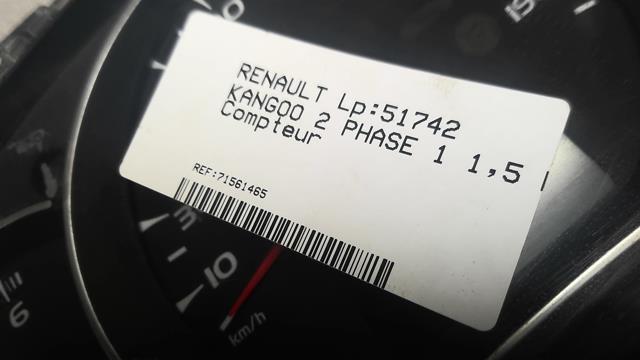 Compteur RENAULT KANGOO 2 PHASE 1 Diesel - 1