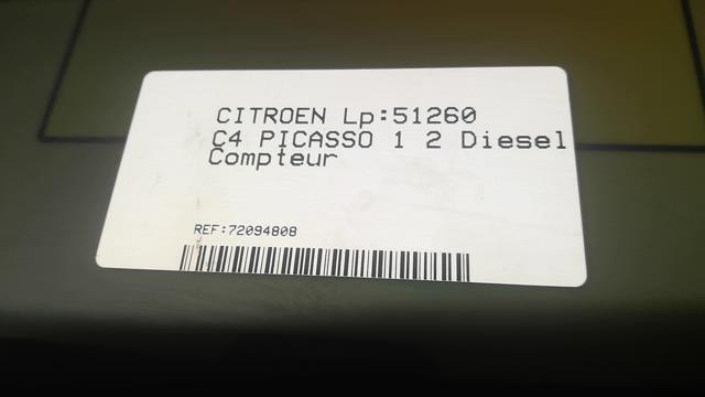 Tachimetro CITROEN C4 PICASSO 1 Diésel - 1