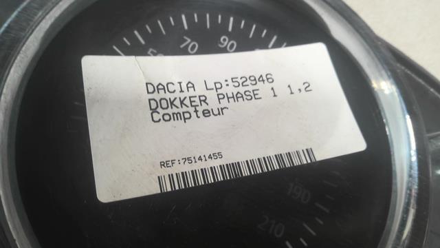 Compteur DACIA DOKKER PHASE 1  - 1
