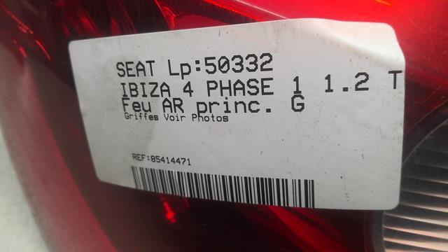 Fanale posteriore principale sinistro (luci) SEAT IBIZA 4 PHASE 1 Diésel - 1