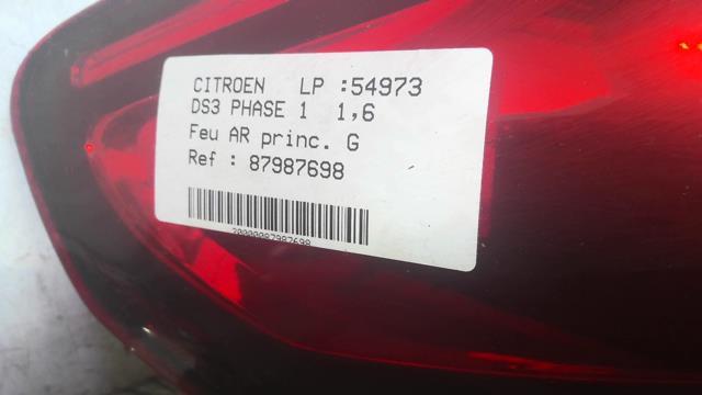 Fanale posteriore principale sinistro (luci) CITROEN DS3 PHASE 1 Gasolina - 1