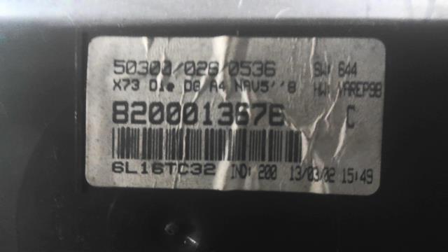 Compteur RENAULT VEL SATIS PHASE 1 Diesel - 1
