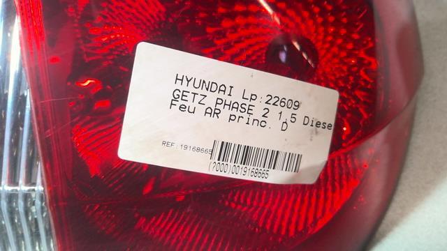 Fanale posteriore principale destro (luci) HYUNDAI GETZ PHASE 2 Diésel - 1