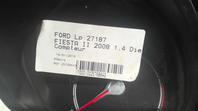 Compteur FORD FIESTA 6 PHASE 1 Diesel - 1