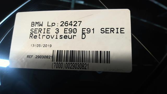 Retroviseur droit BMW SERIE 3 E90 PHASE 1 Diesel - 1
