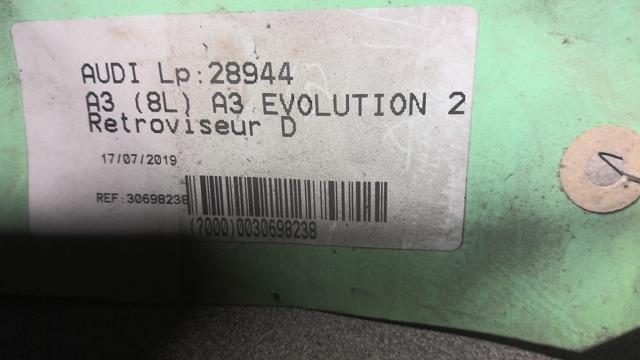Retroviseur droit AUDI A3 1 PHASE 1 Diesel - 1