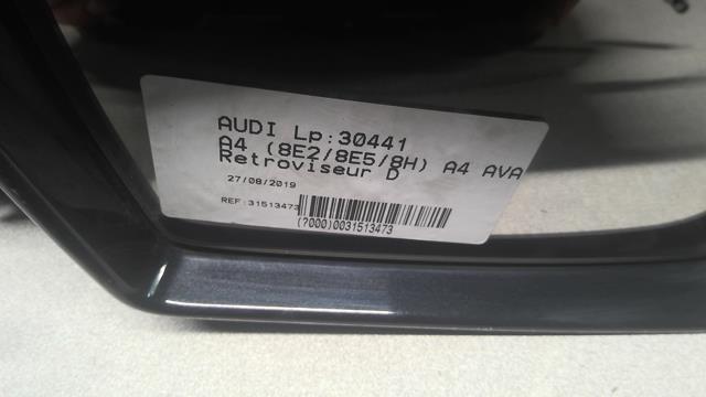 Retrovisor derecho AUDI A4 2 AVANT PHASE 1 BREAK Diésel - 1