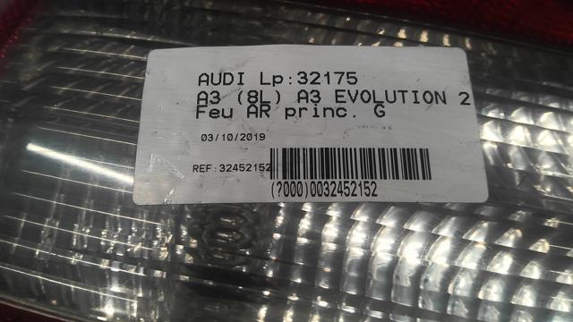 Feu arriere principal gauche (feux) AUDI A3 1 PHASE 2 Diesel - 1