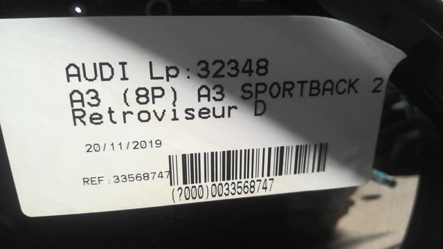 Retrovisor derecho AUDI A3 2 PHASE 1 Diésel - 1