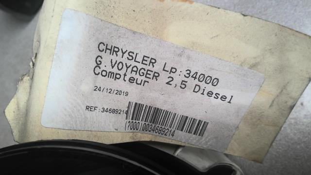 Tachimetro CHRYSLER GRAND VOYAGER 3 Diésel - 1