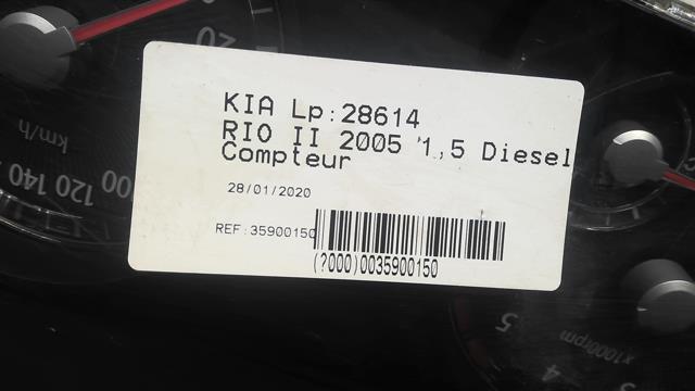 Compteur KIA RIO 2 PHASE 1 Diesel - 1