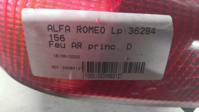Fanale posteriore principale destro (luci) ALFA ROMEO 156 PHASE 2 Diésel - 1