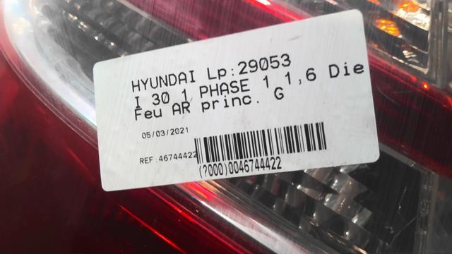 Fanale posteriore principale sinistro (luci) HYUNDAI I 30 1 PHASE 1 Diésel - 1
