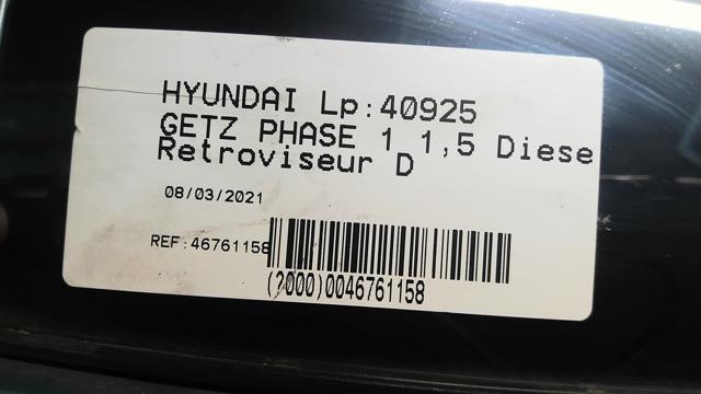 Specchietto retrovisore destro HYUNDAI GETZ PHASE 1 Diésel - 1