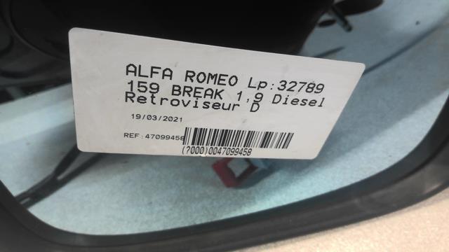 Retrovisor derecho ALFA ROMEO 159 BREAK Diésel - 1