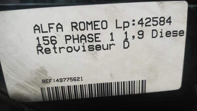Retrovisor derecho ALFA ROMEO 156 PHASE 1 Diésel - 1