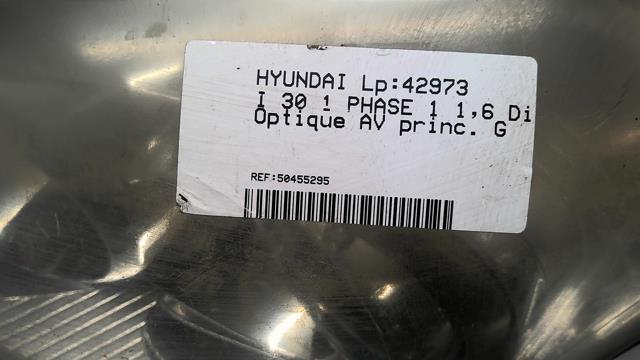 Gruppo ottico anteriore principale sinistro (luci)(faro) HYUNDAI I 30 1 PHASE 1 Diésel - 1
