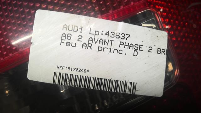 Fanale posteriore principale destro (luci) AUDI A6 2 AVANT PHASE 2 BREAK Diésel - 1