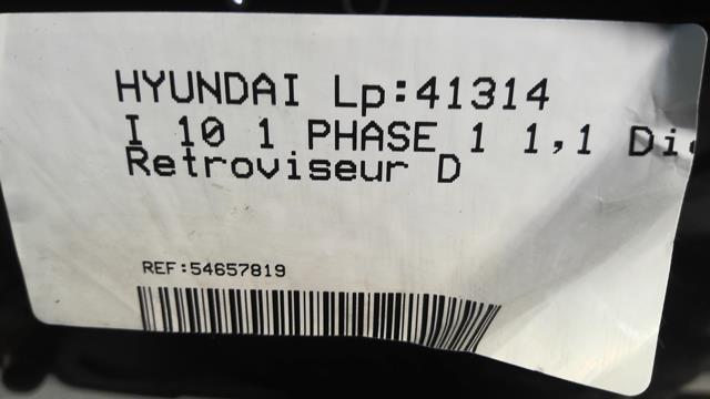 Specchietto retrovisore destro HYUNDAI I 10 1 PHASE 1 Diésel - 1