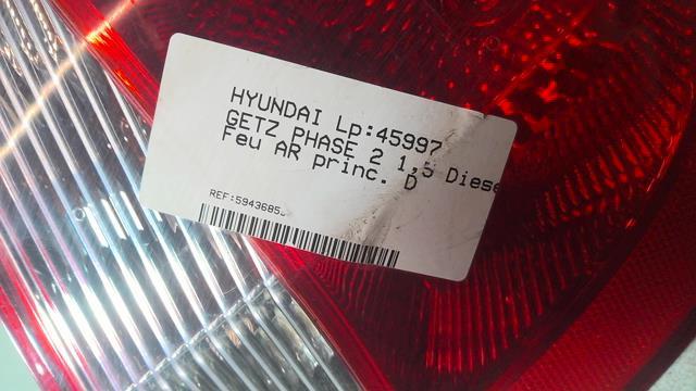 Fanale posteriore principale destro (luci) HYUNDAI GETZ PHASE 2 Diésel - 1